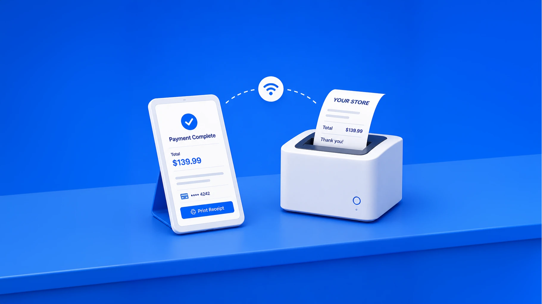 Print from any connected printer